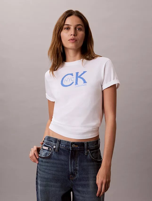 T-shirt clássica com logótipo Nyc Monogram T-shirt clássica com logótipo Nyc Monogram