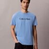 T-shirt clássica com logótipo padrão