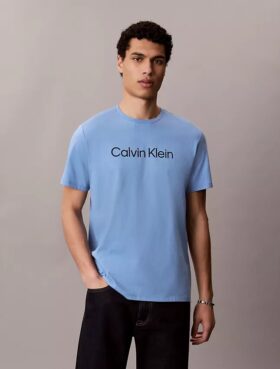 T-shirt clássica com logótipo padrão