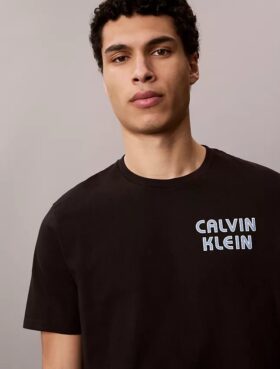 T-shirt clássica com logótipo retro
