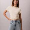 T-shirt clássica com Monogram desbotado em toda a peça T-shirt clássica com Monogram desbotado em toda a peça