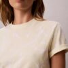T-shirt clássica com Monogram desbotado em toda a peça T-shirt clássica com Monogram desbotado em toda a peça