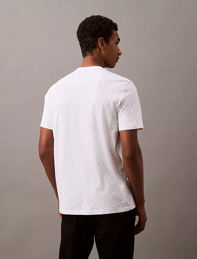 T-shirt clássica com Monogram integral Liquid Touch T-shirt clássica com Monogram integral Liquid Touch