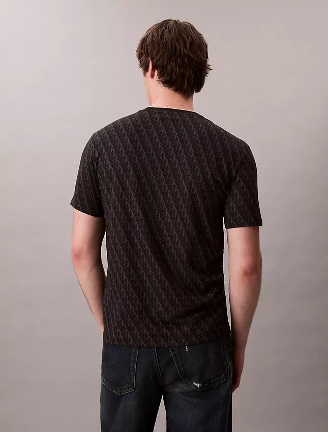T-shirt clássica com Monogram integral Liquid Touch T-shirt clássica com Monogram integral Liquid Touch