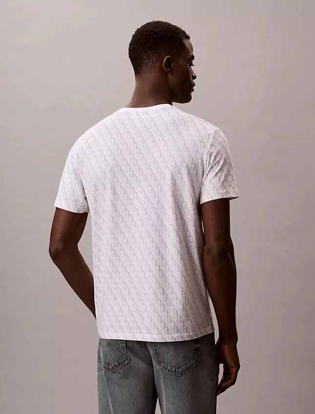 T-shirt clássica com Monogram integral Liquid Touch T-shirt clássica com Monogram integral Liquid Touch