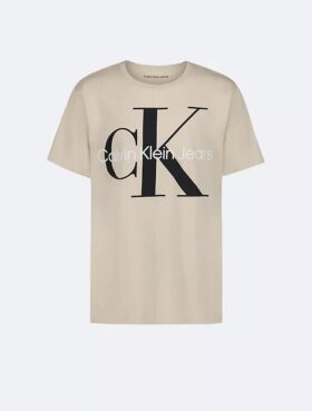 T-shirt clássica de gola redonda Monologo para meninos