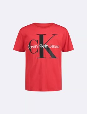 T-shirt clássica de gola redonda Monologo para meninos