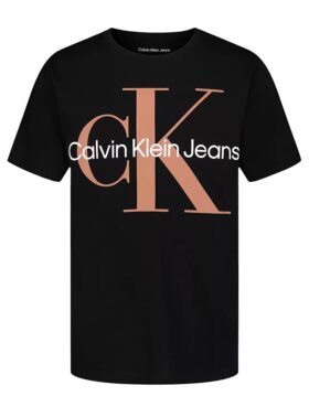 T-shirt clássica de gola redonda Monologo para meninos
