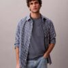 T-shirt com bolso em jersey de algodão