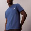 T-shirt com bolso em jersey de algodão