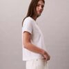 T-shirt com decote em V e Monogram