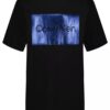 T-shirt com logótipo CK One em folha metálica para meninos T-shirt com logótipo CK One em folha metálica para meninos