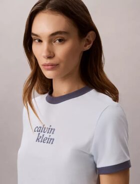 T-shirt curta com logótipo