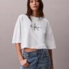 T-shirt curta e de corte largo Monologo