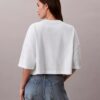 T-shirt curta e de corte largo Monologo