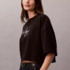 T-shirt curta e de corte largo Monologo