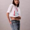 T-shirt curta e folgada Marc Hundley Pride Viva Love T-shirt curta e folgada Marc Hundley Pride Viva Love