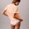 T-shirt de algodão Cotton Stretch com logótipo T-shirt de algodão Cotton Stretch com logótipo