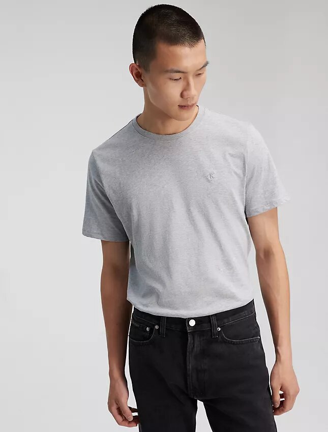 T-shirt de algodão suave com Monogram T-shirt de algodão suave com Monogram