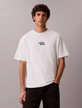 T-shirt de corte descontraído com logótipo de 1989 bordado