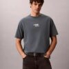 T-shirt de corte descontraído com logótipo de 1989 bordado T-shirt de corte descontraído com logótipo de 1989 bordado