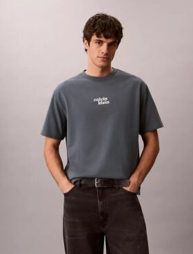 T-shirt de corte descontraído com logótipo de 1989 bordado