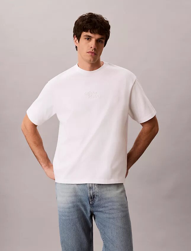 T-shirt de corte descontraído com logótipo de 1989 bordado T-shirt de corte descontraído com logótipo de 1989 bordado