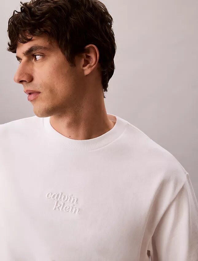 T-shirt de corte descontraído com logótipo de 1989 bordado T-shirt de corte descontraído com logótipo de 1989 bordado