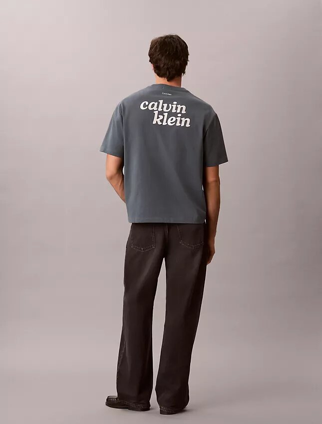 T-shirt de corte descontraído com logótipo de 1989 bordado T-shirt de corte descontraído com logótipo de 1989 bordado