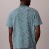T-shirt de corte descontraído com riscas T-shirt de corte descontraído com riscas