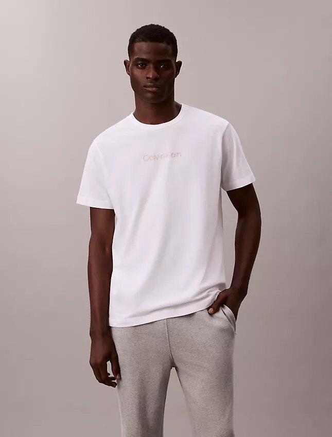 T-shirt de dormir com logótipo Calvin Klein T-shirt de dormir com logótipo Calvin Klein