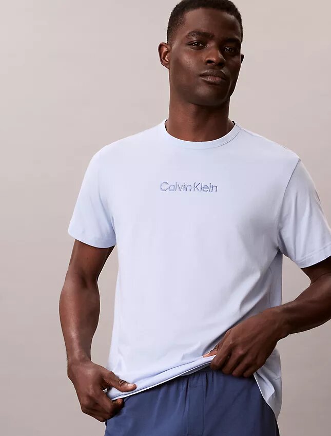T-shirt de dormir com logótipo Calvin Klein T-shirt de dormir com logótipo Calvin Klein