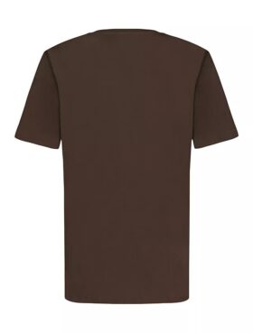T-shirt de gola redonda com logótipo estampado para meninos