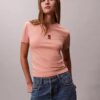 T-shirt de gola redonda com logótipo Monogram T-shirt de gola redonda com logótipo Monogram