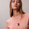 T-shirt de gola redonda com logótipo Monogram T-shirt de gola redonda com logótipo Monogram