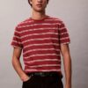 T-shirt de gola redonda com riscas Liquid Touch T-shirt de gola redonda com riscas Liquid Touch