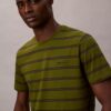 T-shirt de gola redonda com riscas Liquid Touch T-shirt de gola redonda com riscas Liquid Touch