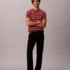 T-shirt de gola redonda com riscas Liquid Touch T-shirt de gola redonda com riscas Liquid Touch