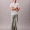 T-shirt de gola redonda com riscas Liquid Touch T-shirt de gola redonda com riscas Liquid Touch