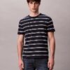 T-shirt de gola redonda com riscas Liquid Touch T-shirt de gola redonda com riscas Liquid Touch