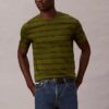 T-shirt de gola redonda com riscas Liquid Touch T-shirt de gola redonda com riscas Liquid Touch