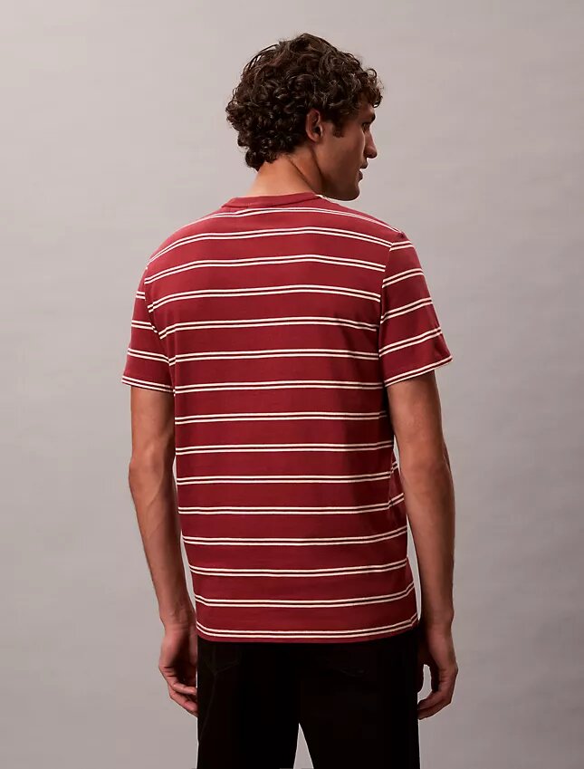 T-shirt de gola redonda com riscas Liquid Touch T-shirt de gola redonda com riscas Liquid Touch