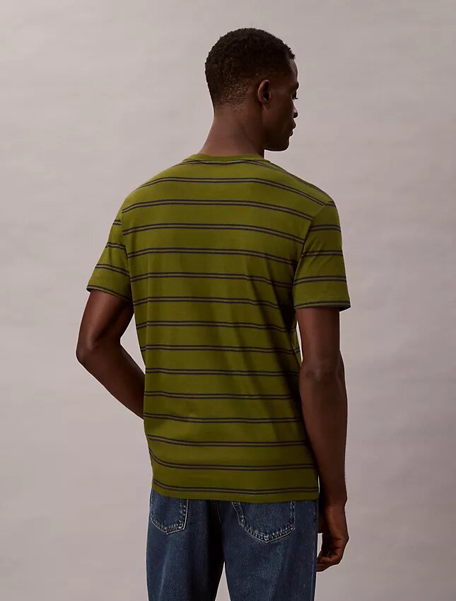 T-shirt de gola redonda com riscas Liquid Touch T-shirt de gola redonda com riscas Liquid Touch