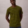T-shirt de gola redonda com riscas Liquid Touch T-shirt de gola redonda com riscas Liquid Touch
