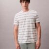T-shirt de gola redonda com riscas Liquid Touch T-shirt de gola redonda com riscas Liquid Touch