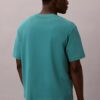 T-shirt de gola redonda descontraída com logótipo de arquivo