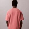 T-shirt de gola redonda descontraída com logótipo de arquivo T-shirt de gola redonda descontraída com logótipo de arquivo