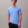 T-shirt de gola redonda em algodão Supima