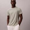 T-shirt de gola redonda em algodão Supima T-shirt de gola redonda em algodão Supima