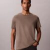 T-shirt de gola redonda em algodão Supima T-shirt de gola redonda em algodão Supima